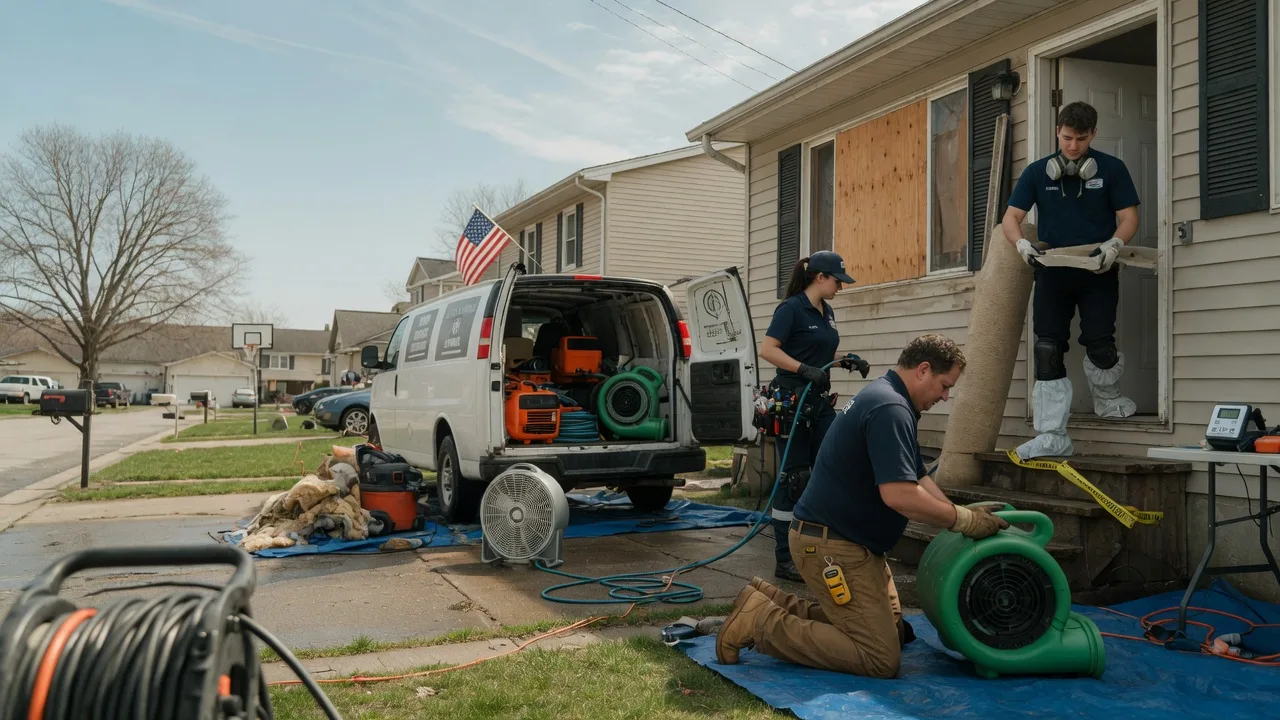 Water Damage Restoration in White Cloud, MI near me